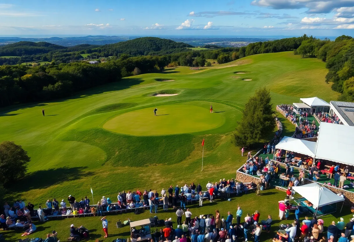 Golf Tournament at Fazio Canyons Course in Austin Texas