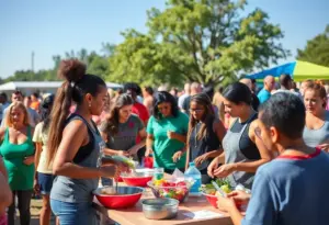 Participants enjoying health and wellness activities in Hays County