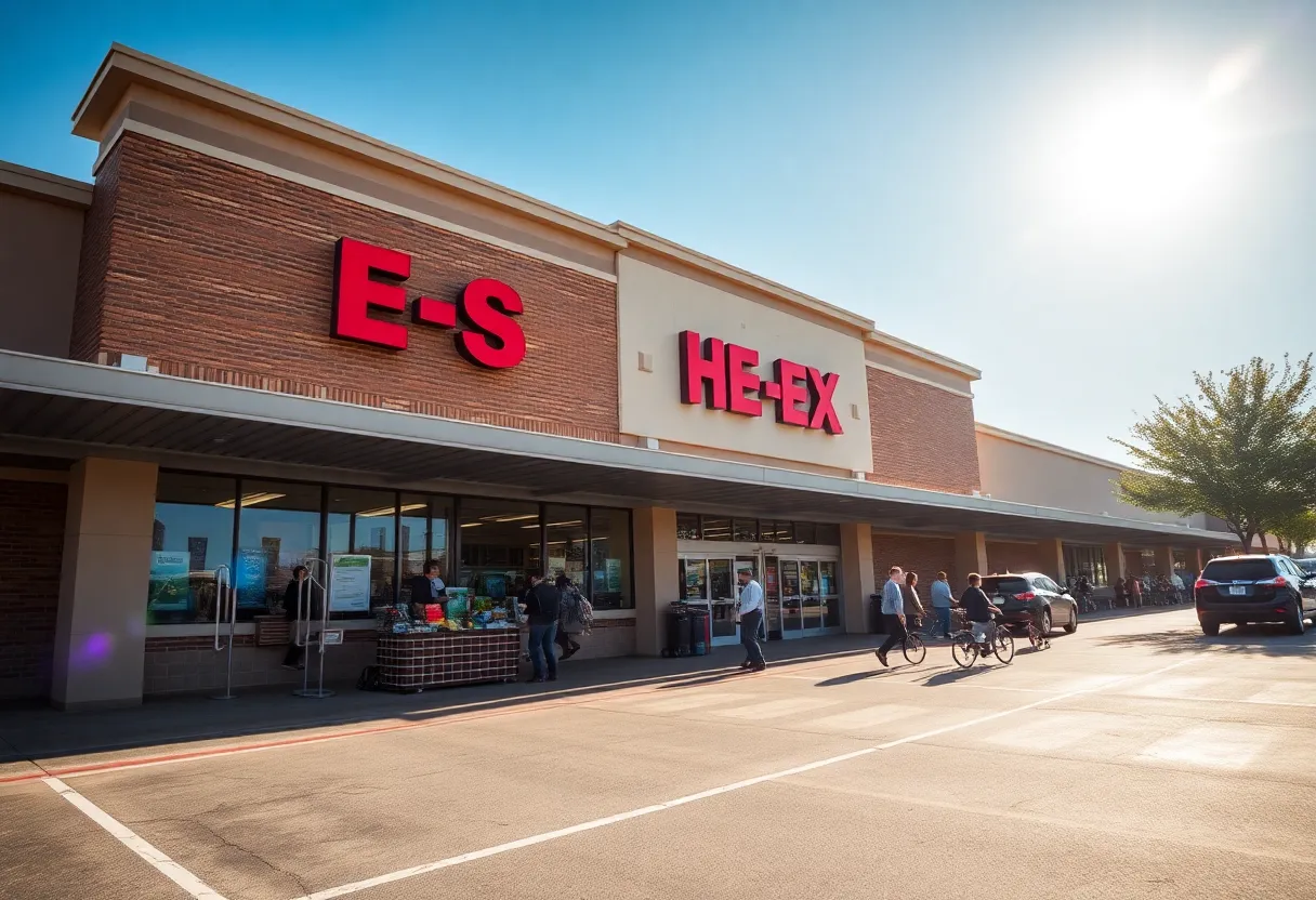 Exterior view of the new H-E-B store on Culebra Road, San Antonio