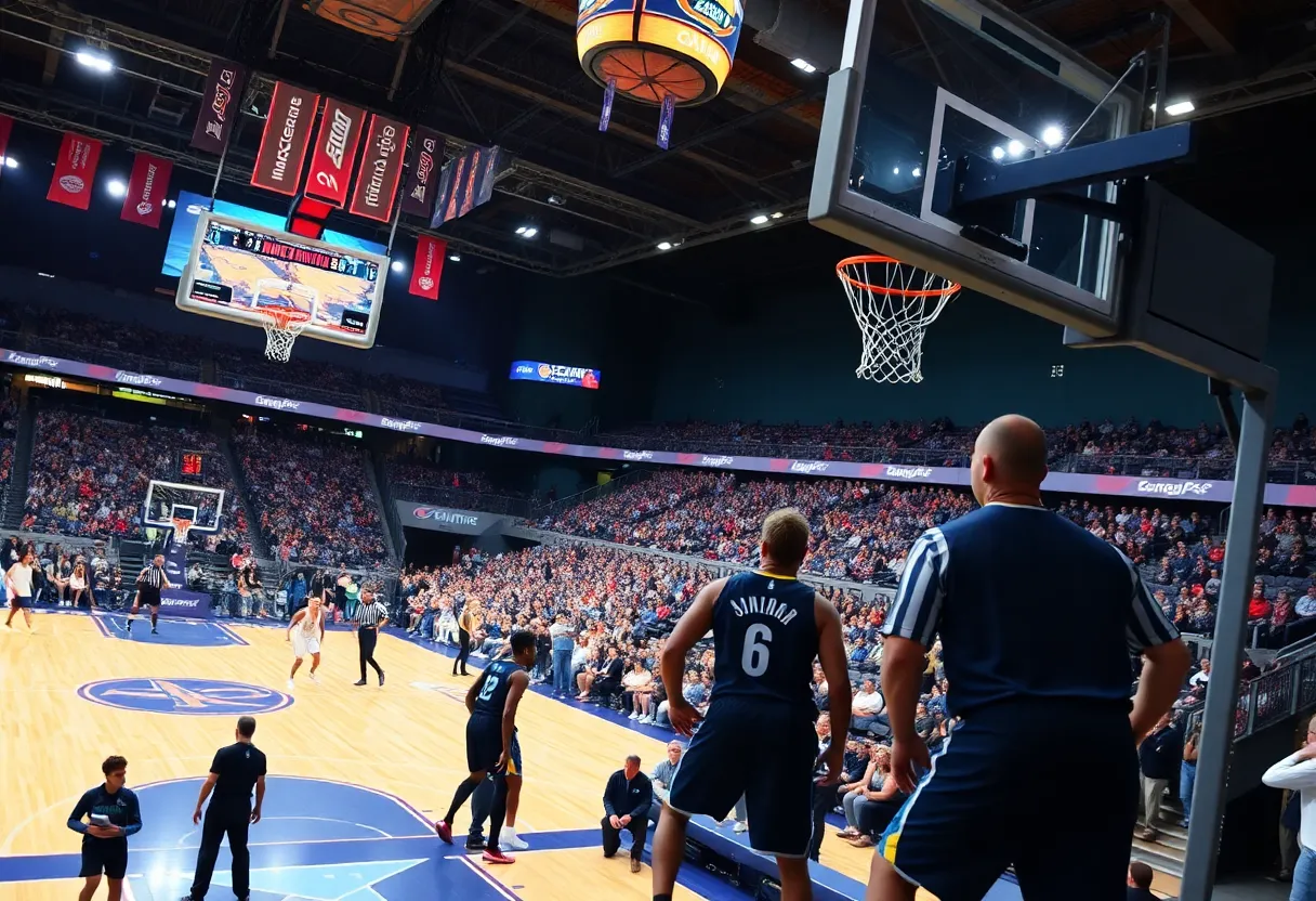 Houston Cougars competing against Texas Tech Red Raiders during a Big 12 basketball game.