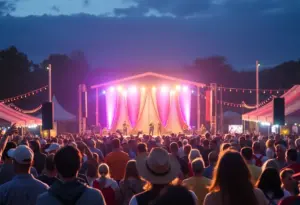 Crowd enjoying live music at iHeartCountry Festival 2026