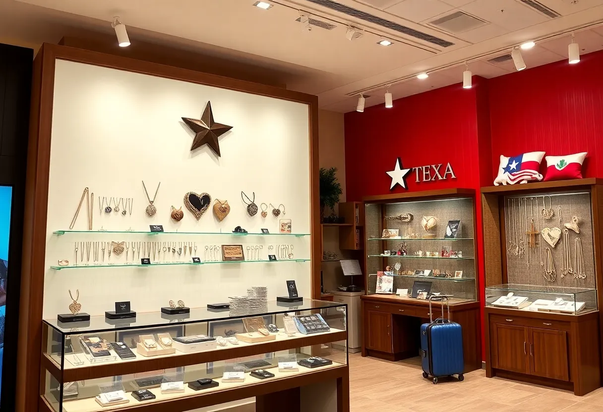 Kendra Scott airport store at Austin-Bergstrom International Airport