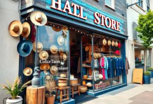 Exterior view of Kendra Scott's Yellow Rose store at the Historic Pearl