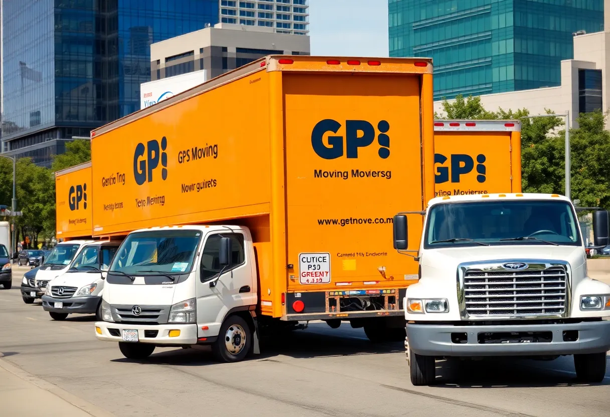 GPS-equipped moving trucks from Move and Care LLC in Austin