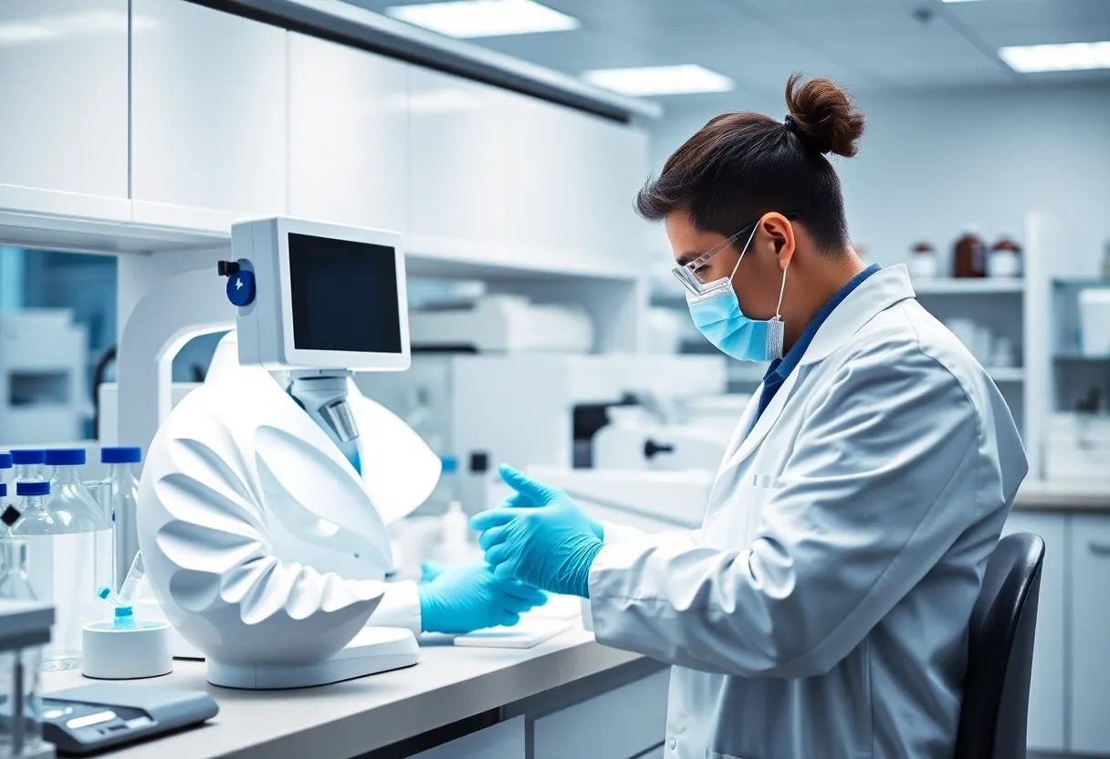 Natera laboratory showcasing cancer testing services