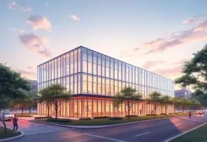 Modern office building for Nvidia expansion in Austin