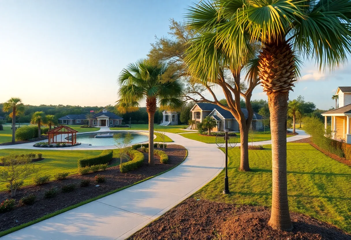A picturesque landscape of Ocala, Florida representing its appeal to new residents.