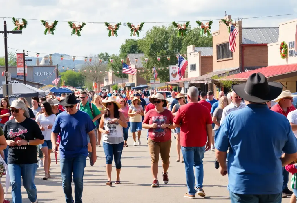 Community members engaging in vibrant events in Round Rock, Texas