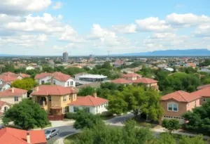 View of affordable housing in San Antonio, Texas.