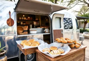 Freshly baked bread and pastries at Texas French Bread bakery