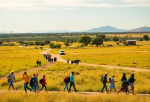 Landscape of Texas showcasing migration trends.