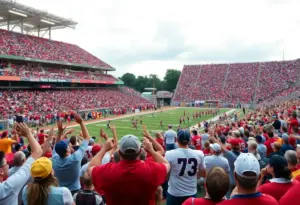 Texas State Bobcats game day atmosphere against the Longhorns