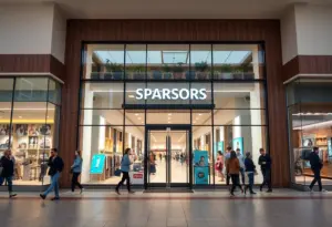 A modern T.J. Maxx store located in Liberty Hill Crossing Shopping Center