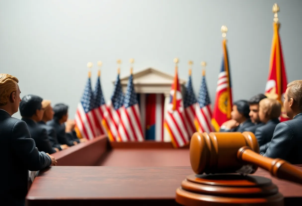 U.S. House of Representatives voting session on military action resolution.