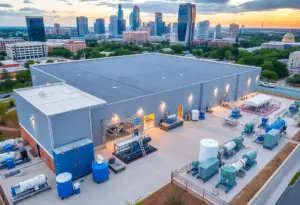 VVater water treatment manufacturing facility near Austin