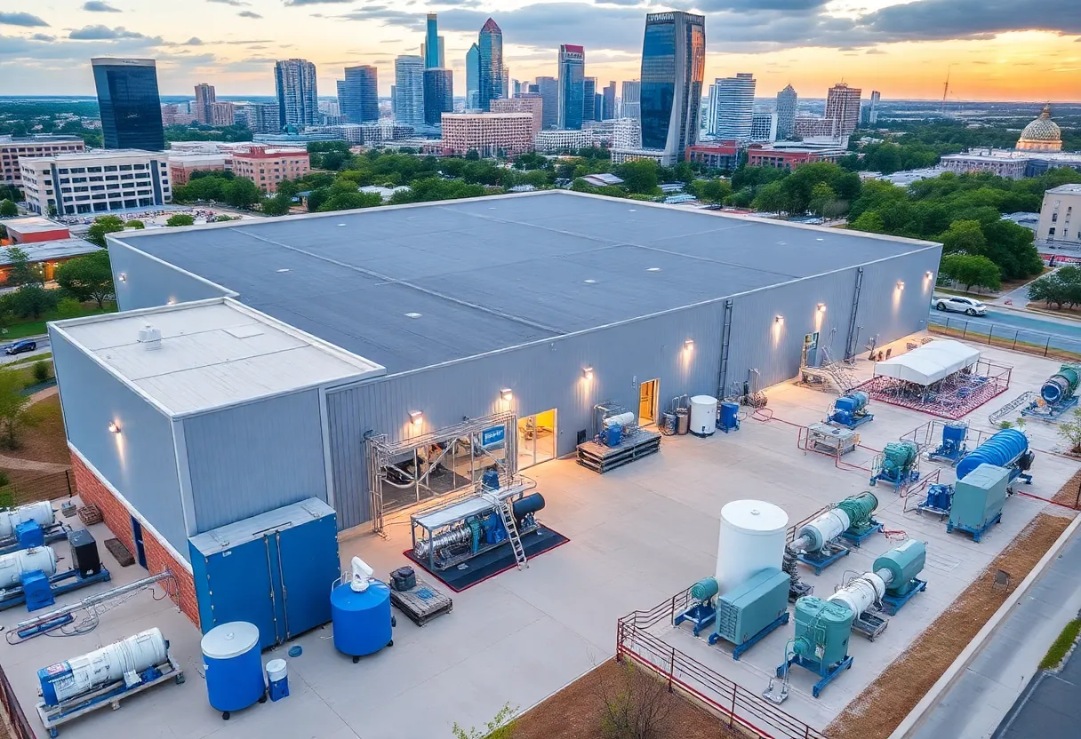 VVater water treatment manufacturing facility near Austin