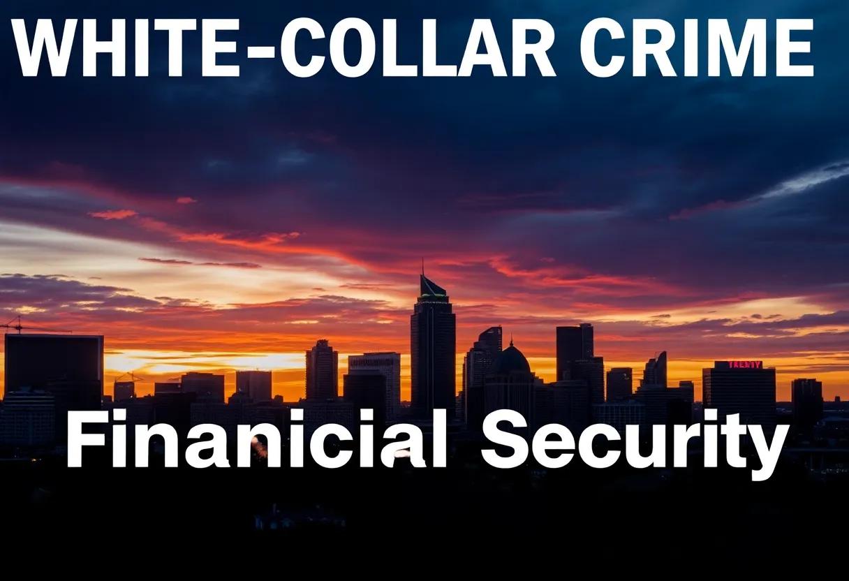 Austin Texas skyline with themes of financial security