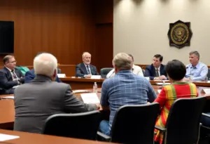 Austin City Council discussing road maintenance agreement