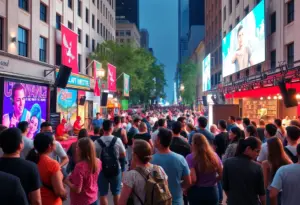 Crowd enjoying diverse events in Austin TX