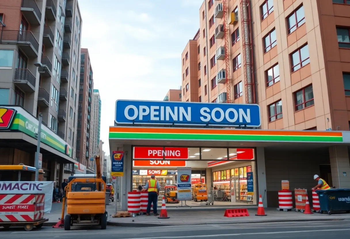 Construction site of Casey's General Stores in Austin, Texas.