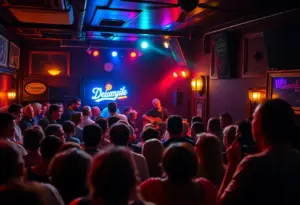 Audience enjoying a Chicago blues performance at Untitled Supper Club