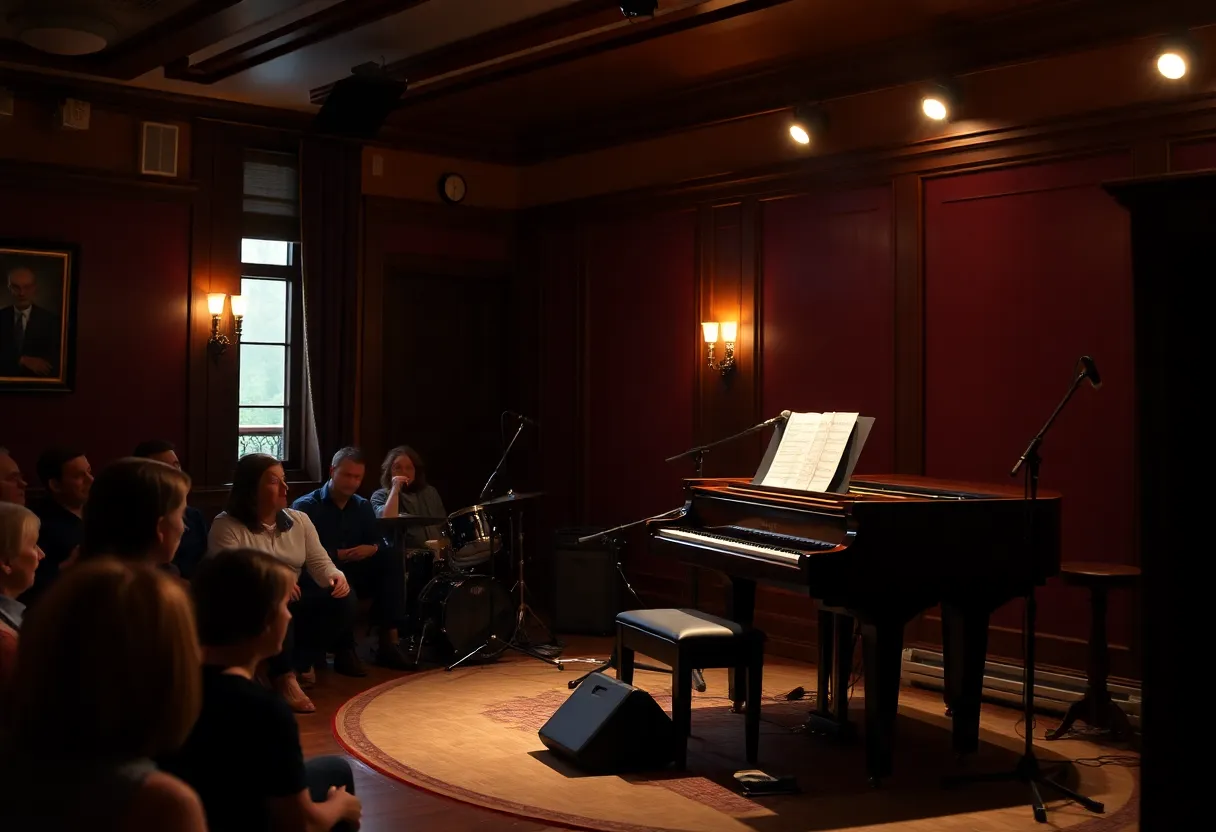 Concert performance of Clap Your Hands Say Yeah with piano
