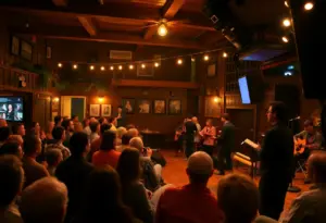 Audience enjoying a live performance by Giulia Millanta in Munich.