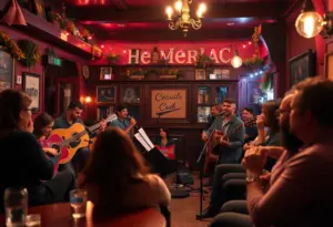 Singer-songwriter performing live at The Listening Room Café.
