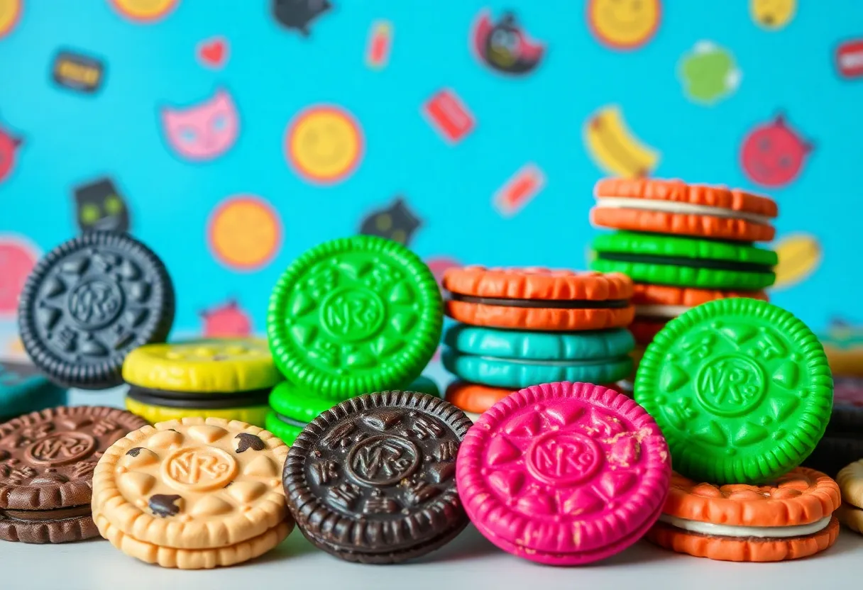 Color-changing Oreo cookies alongside unique seasonal flavors.