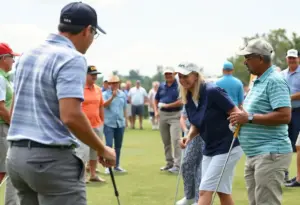 Golf event highlighting leadership and community engagement