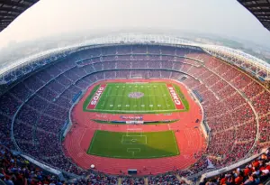 Fans at a stadium representing SEC athletic events