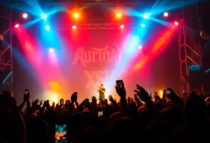 Audience at Staind concert celebrating the Break The Cycle tour