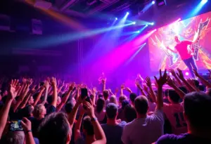 Staind performing live during the Break The Cycle Anniversary Tour
