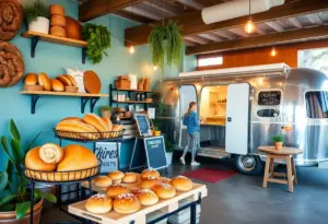 Texas French Bread bakery and Airstream trailer in Austin