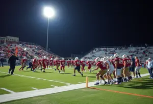 High school football teams competing in Texas