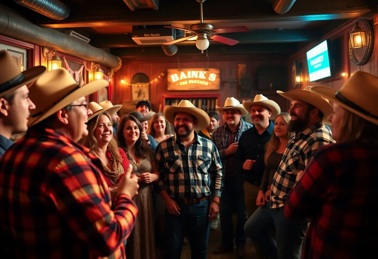 Attendees at the Wild West Comedy Night in Fort Worth